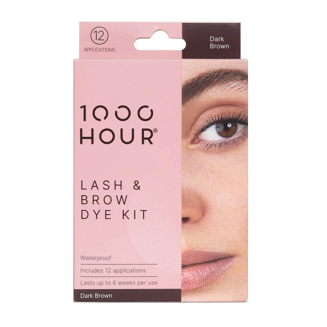 1000 Hour Eyelash & Brow Dark Brown Dye Kit 3 1000 Hour Eyelash & Brow Dark Brown Dye Kit