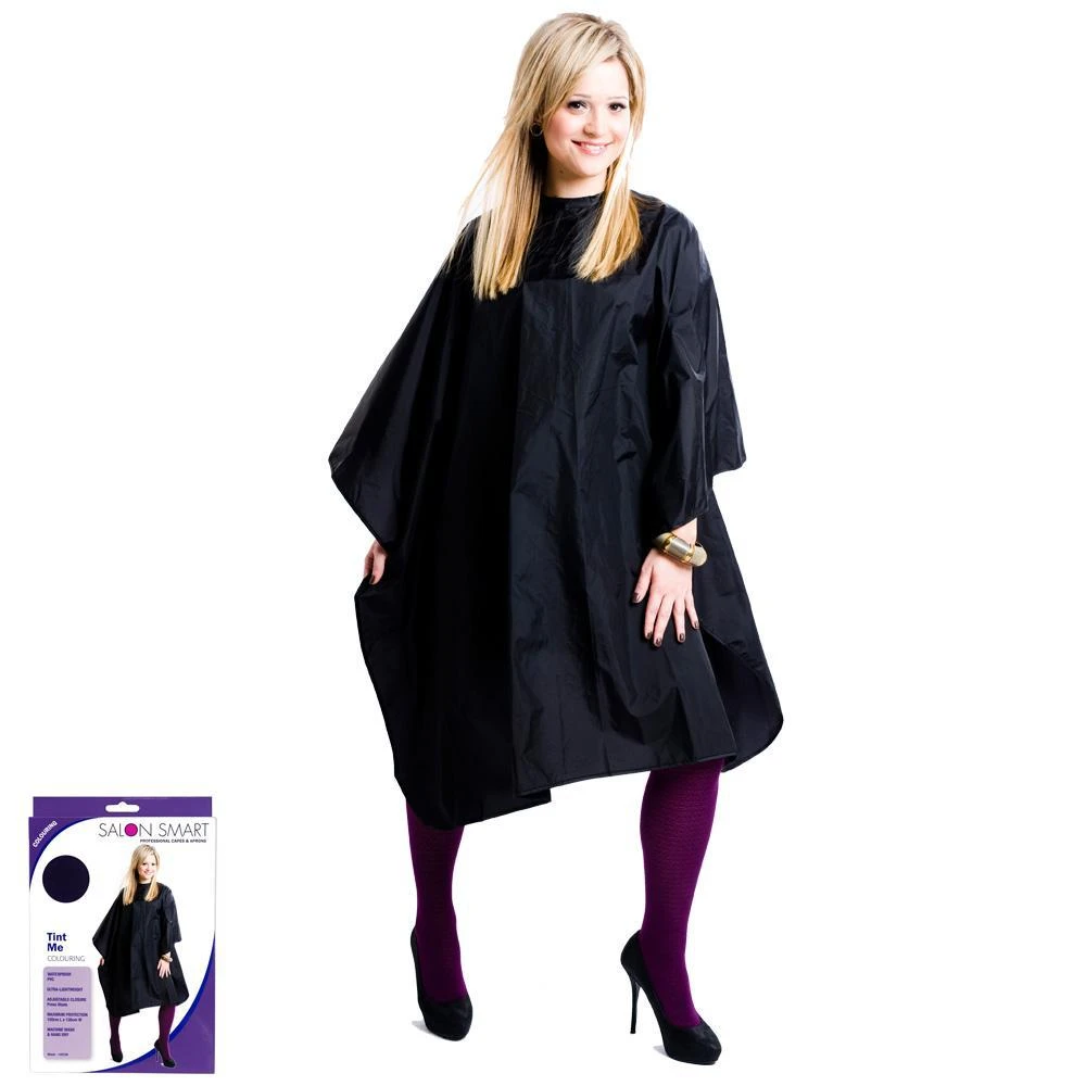 Salon Smart Tint Me Cape Extra Large Black 3 Salon Smart Tint Me Cape Extra Large Black