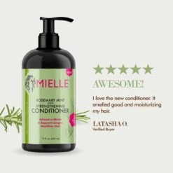 Mielle Rosemary Mint Strengthening Conditioner 355ml 9 Mielle Rosemary Mint Strengthening Conditioner 355ml -Goldwell Shop 20221102 Mielle AMZ Conditioner 2500x2500px E 5000x 42b733cb 6267 46c6 8af4 05c20b8ff7ed