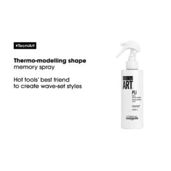 L'Oreal Professionnel Tecni.ART PLI Thermo Modelling Spray 190ml 6 L'Oreal Professionnel Tecni.ART PLI Thermo Modelling Spray 190ml -Goldwell Shop 30160255 3
