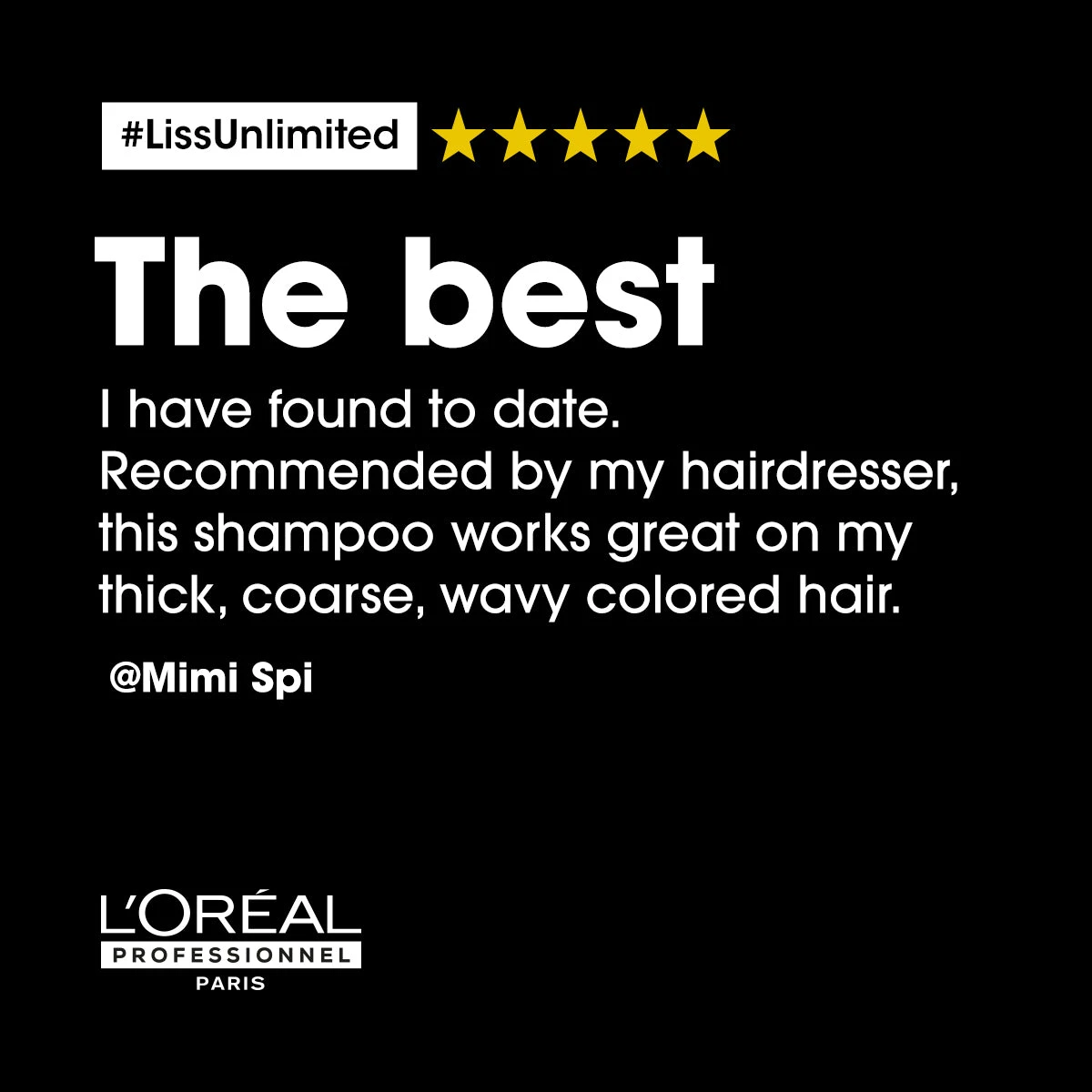 L'Oreal Professionnel Serie Expert Liss Unlimited Shampoo 300ml 5 L'Oreal Professionnel Serie Expert Liss Unlimited Shampoo 300ml - Image 3