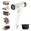 Shark SpeedStyle RapidGloss Finisher & High-Velocity Dryer HD352 White -Goldwell Shop 622356279727withaccessoriesandpackaging 974279