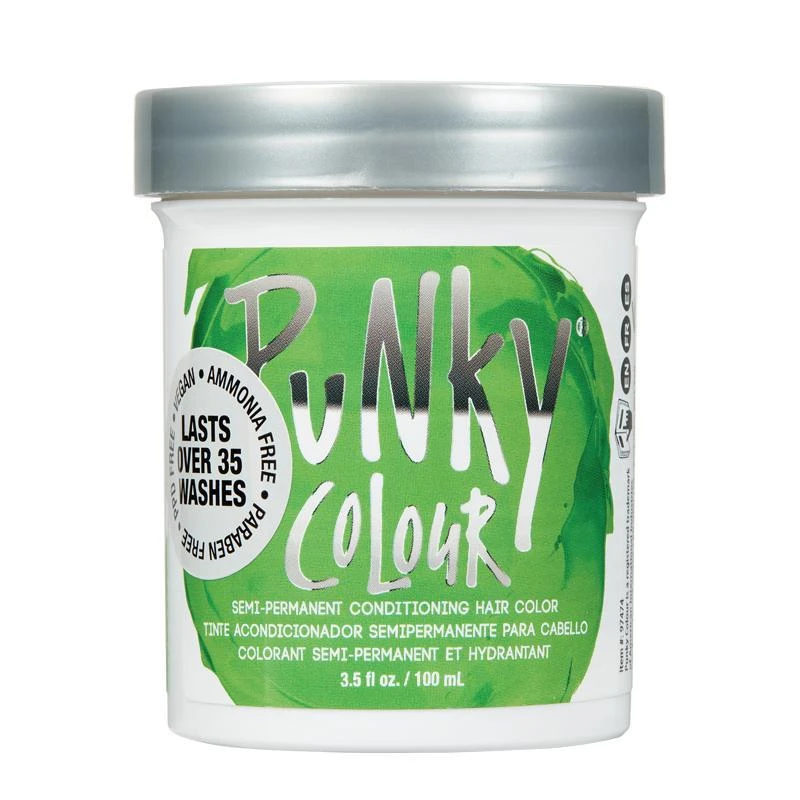Punky Colour Semi Permanent Spring Green 100ml 3 Punky Colour Semi Permanent Spring Green 100ml