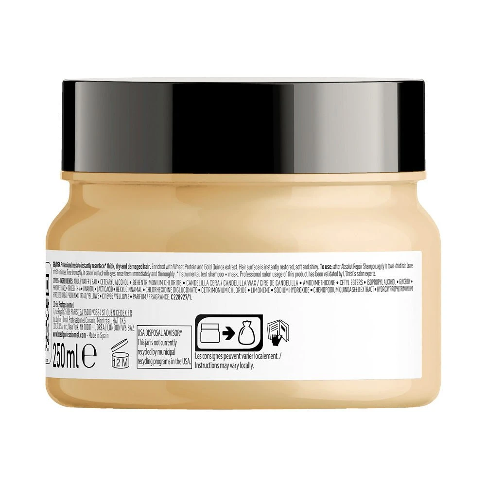 L'Oreal Professionnel Serie Expert Absolut Repair Mask 250ml 4 L'Oreal Professionnel Serie Expert Absolut Repair Mask 250ml - Image 2