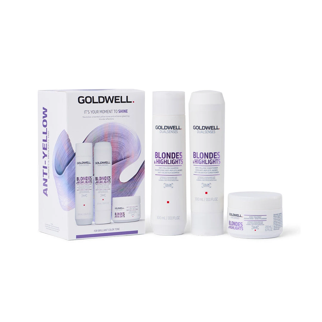 Goldwell Dualsenses Blondes & Highlights Trio Pack 3 Goldwell Dualsenses Blondes & Highlights Trio Pack
