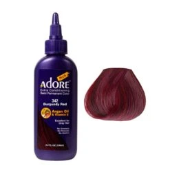 Adore Plus Semi Permanent Hair Color 342 Burgundy Red 100ml