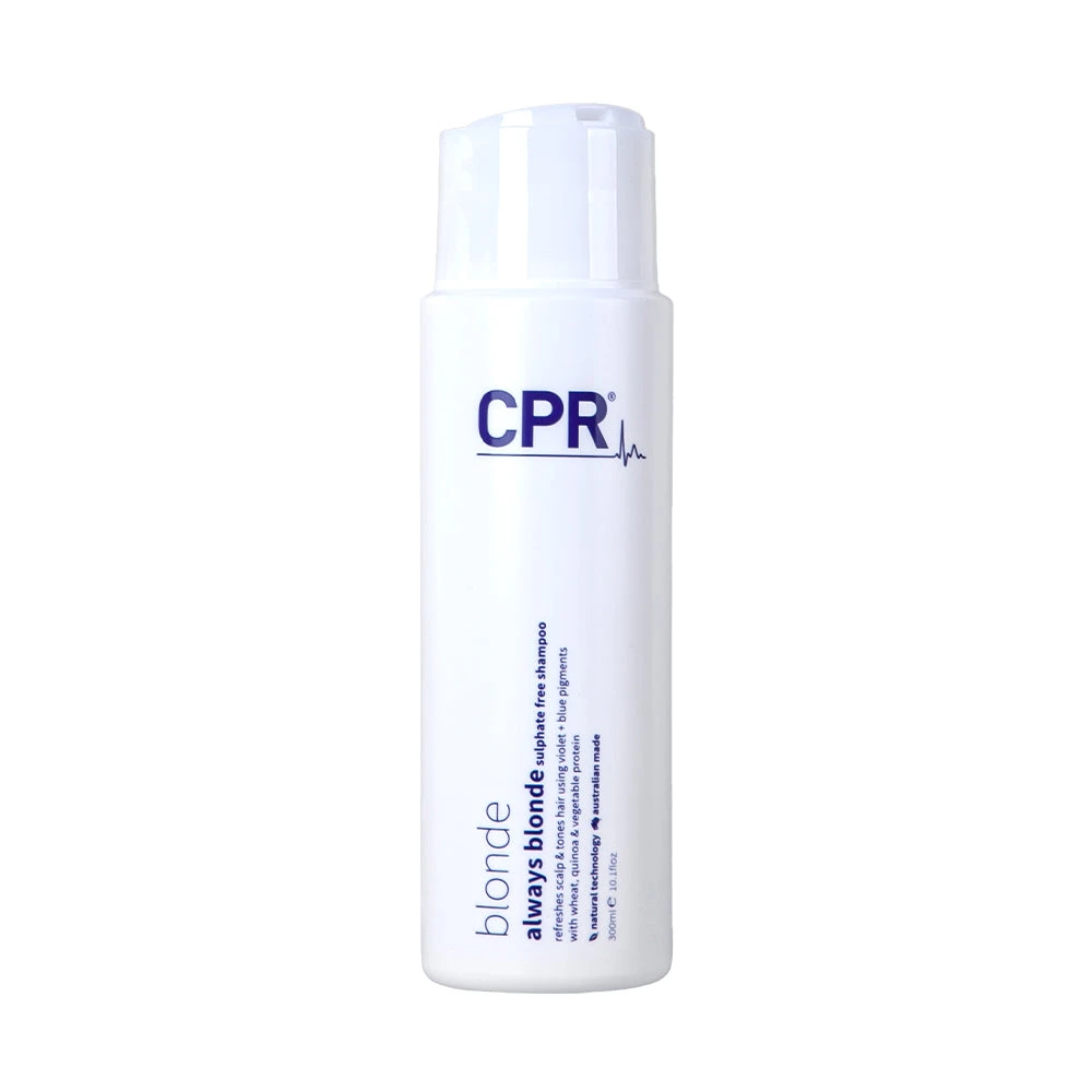 CPR Blonde Always Blonde Sulphate Free Shampoo 300ml 3 CPR Blonde Always Blonde Sulphate Free Shampoo 300ml