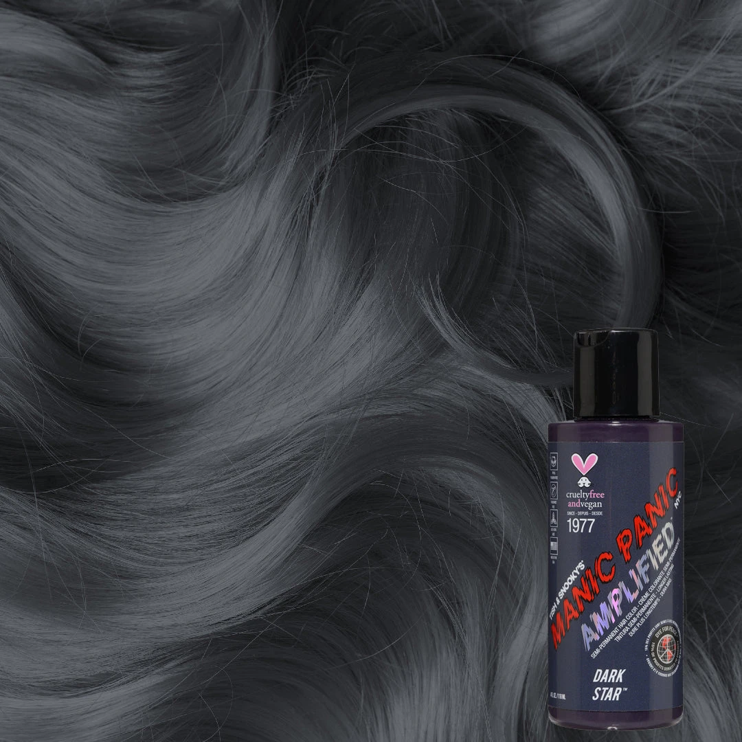 Manic Panic Amplified Semi Permanent Hair Colour Dark Star 118ml 3 Manic Panic Amplified Semi Permanent Hair Colour Dark Star 118ml