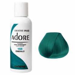 Adore Semi Permanent Hair Colour Emerald 168 118ml