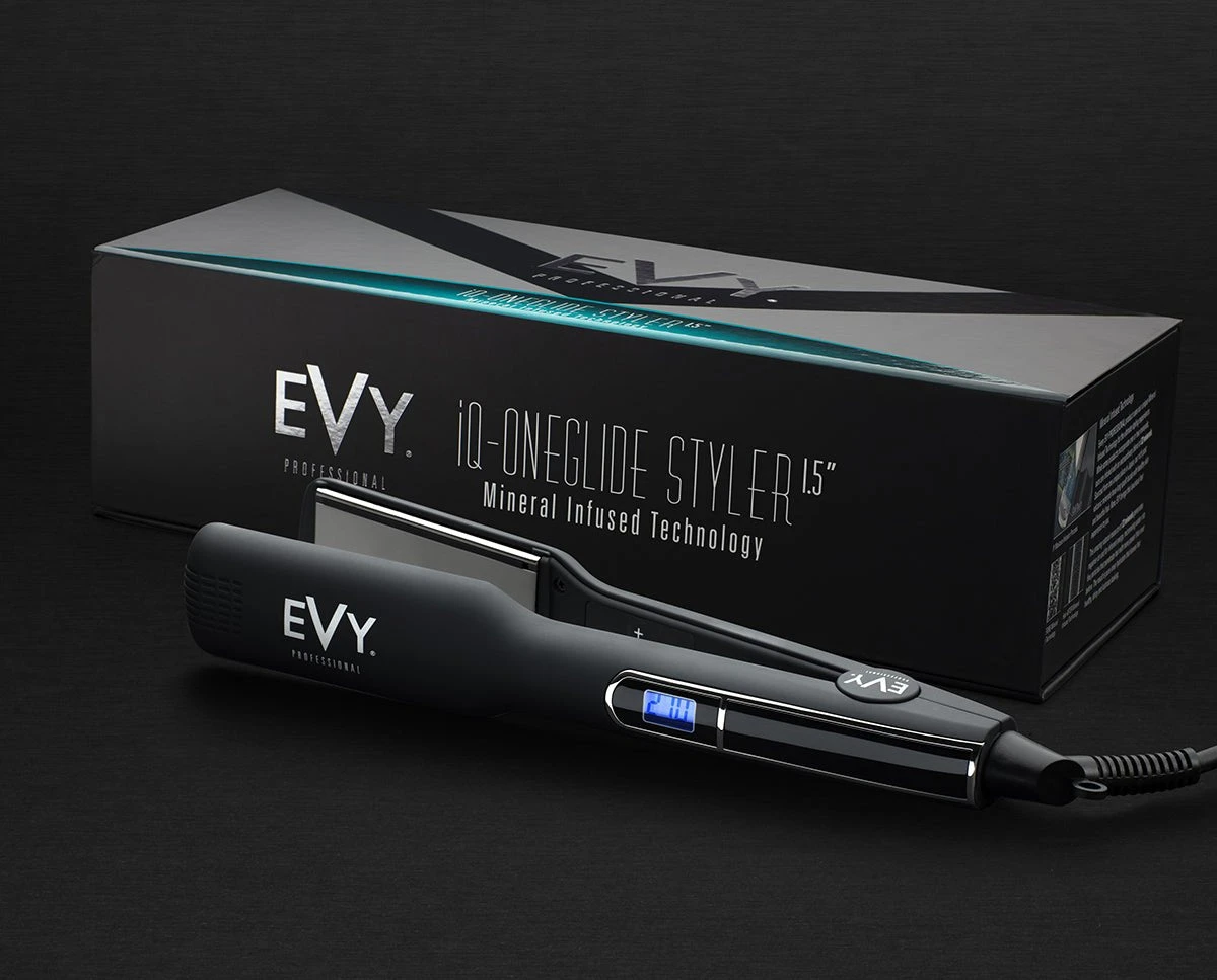 EVY Professional IQ-OneGlide 1.5" Hair Straightener 6 EVY Professional IQ-OneGlide 1.5" Hair Straightener - Image 4