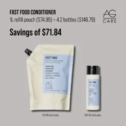AG Care Fast Food Leave-On Conditioner 1L 13 AG Care Fast Food Leave-On Conditioner 1L -Goldwell Shop Fast Food 676741