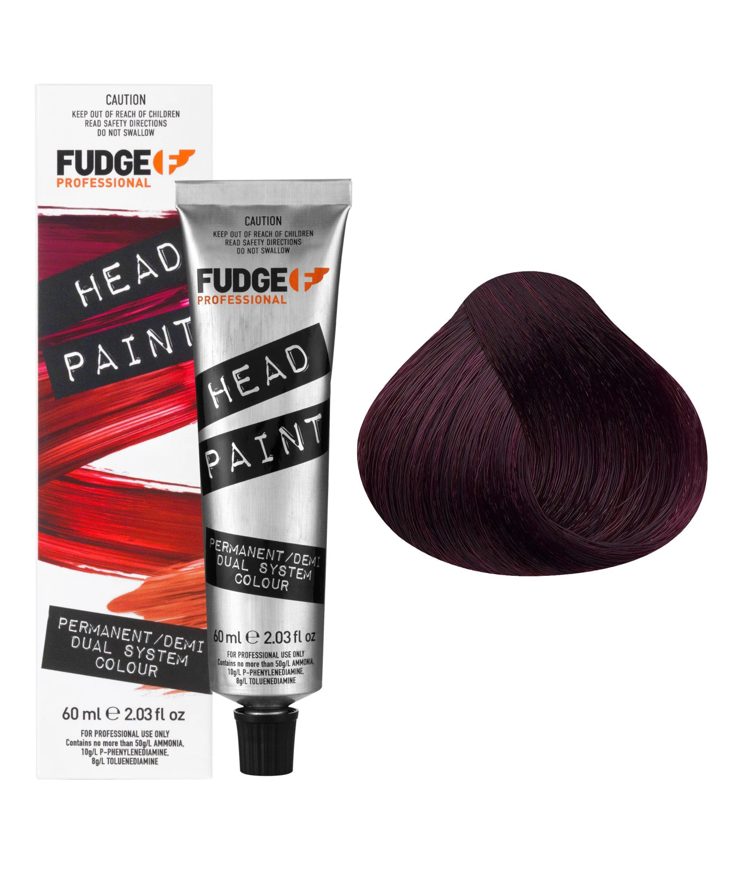 Fudge Headpaint 55.26 Light Intense Violet Red Brown 60ml 3 Fudge Headpaint 55.26 Light Intense Violet Red Brown 60ml