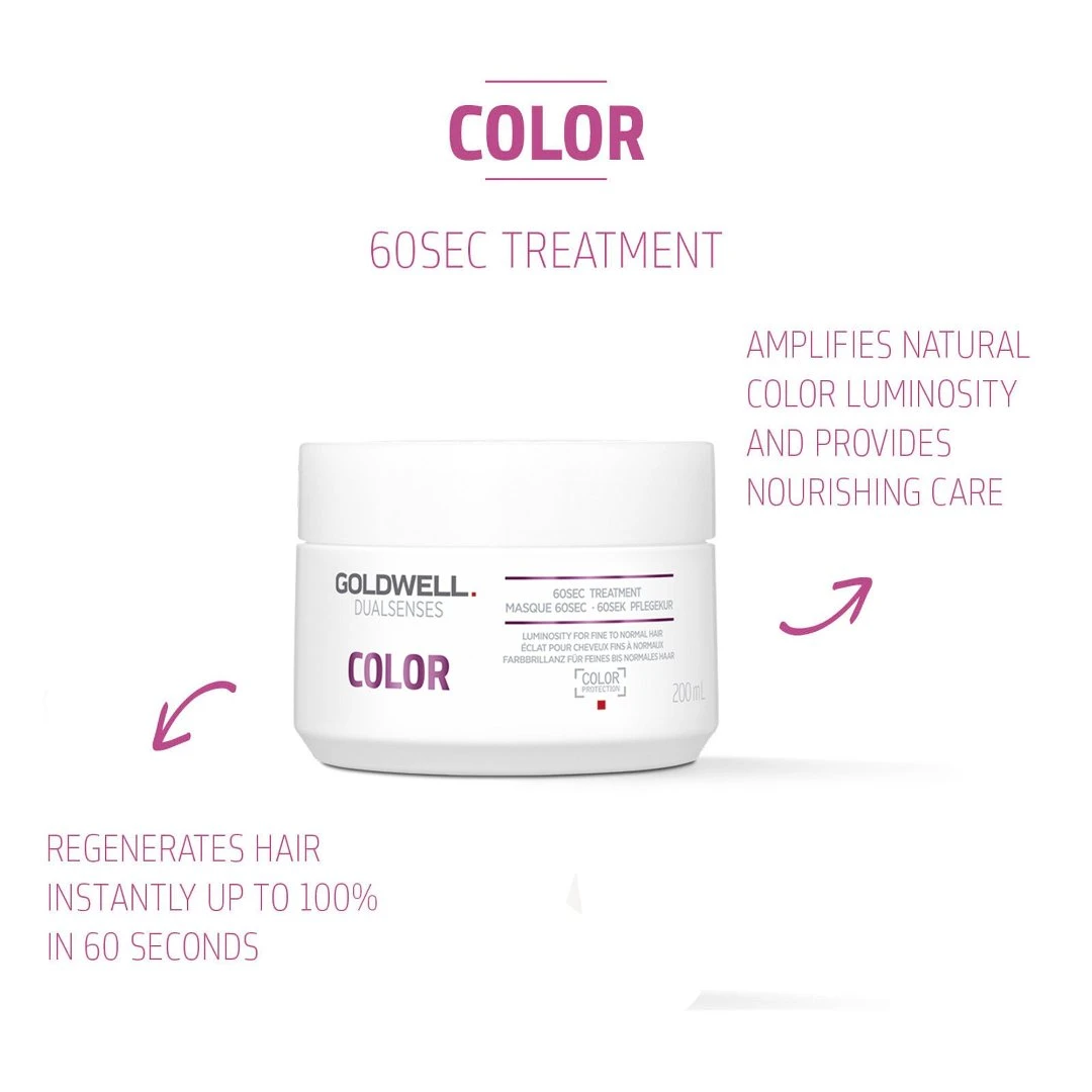 Goldwell Dualsenses Color 60 Second Treatment 200ml 4 Goldwell Dualsenses Color 60 Second Treatment 200ml - Image 2