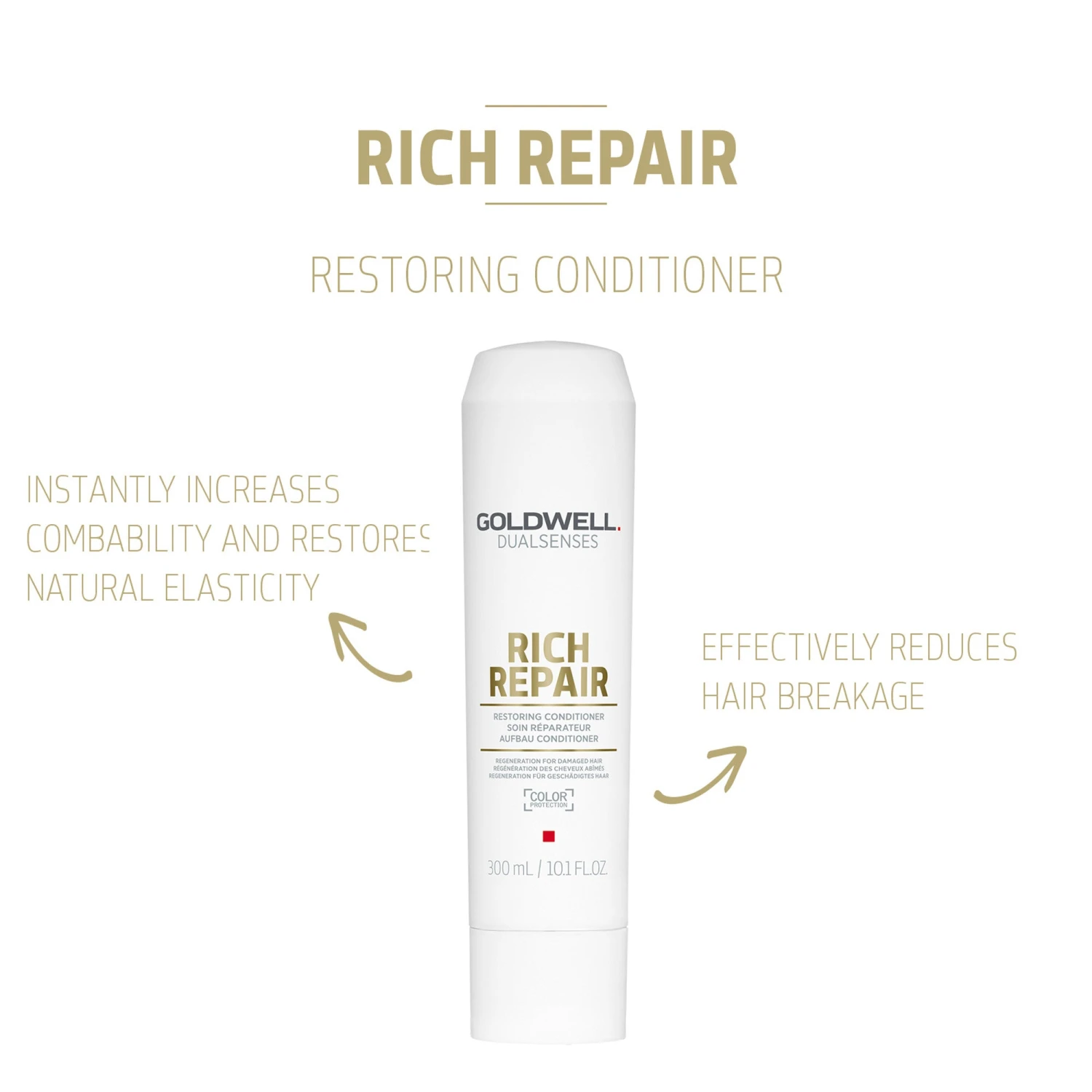 Goldwell Dualsenses Rich Repair Restoring Conditioner 300ml 4 Goldwell Dualsenses Rich Repair Restoring Conditioner 300ml - Image 2