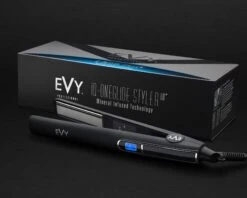 EVY Professional IQ-OneGlide 1" Hair Straightener 9 EVY Professional IQ-OneGlide 1" Hair Straightener -Goldwell Shop IQ OneGlide1 HairStraightenerBox