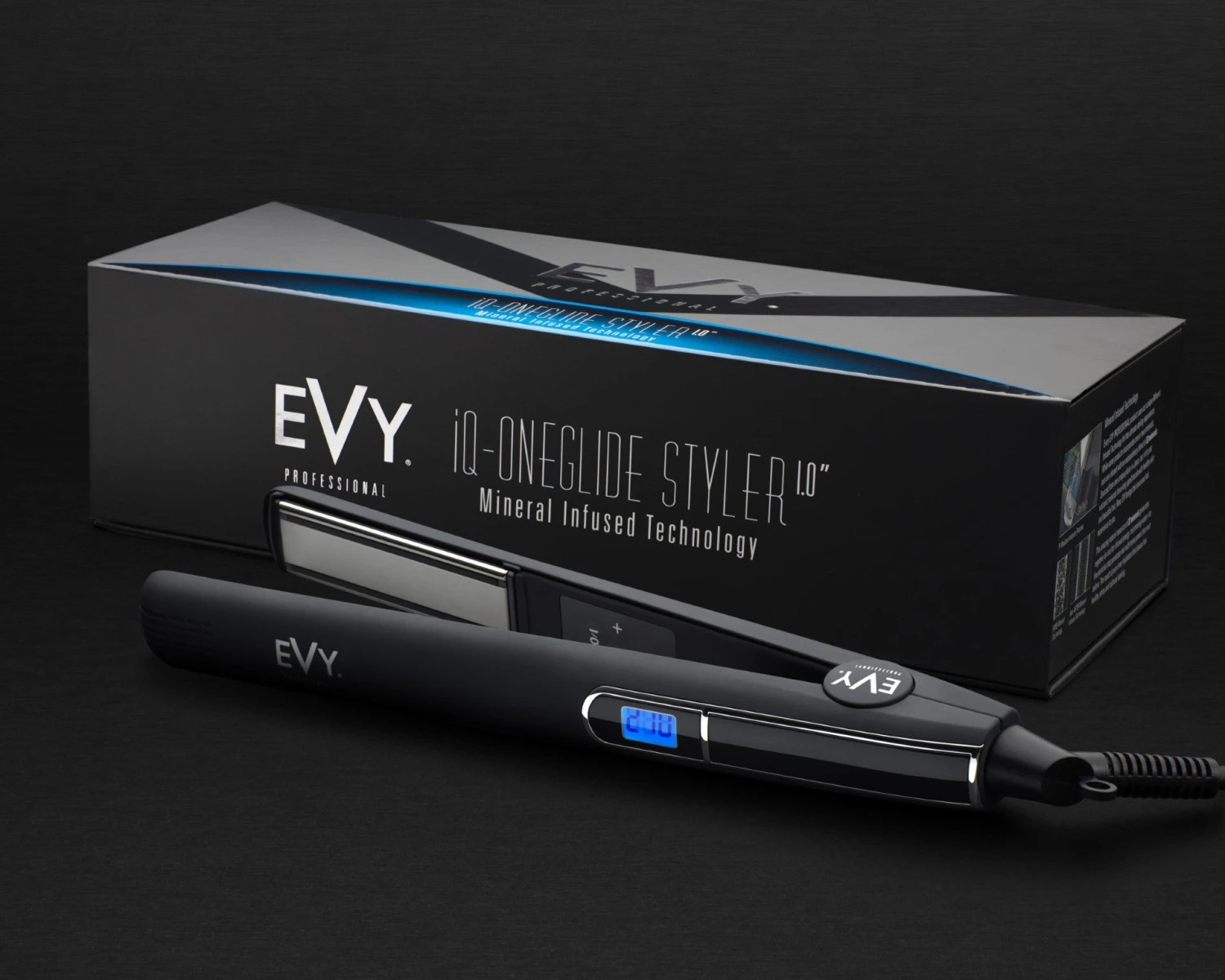 EVY Professional IQ-OneGlide 1" Hair Straightener 6 EVY Professional IQ-OneGlide 1" Hair Straightener - Image 4