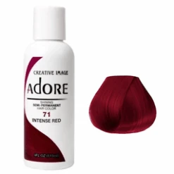 Adore Semi Permanent Hair Colour Intense Red 71 118ml