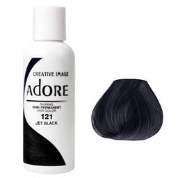 Adore Semi Permanent Hair Colour Jet Black 121 118ml 3 Adore Semi Permanent Hair Colour Jet Black 121 118ml