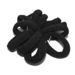 Where On Earth Mini Soft Hair Ties Black