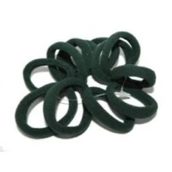 Where On Earth Mini Soft Hair Ties Green