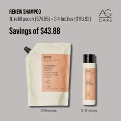 AG Care Renew Clarifying Shampoo 1L -Goldwell Shop Renew 156321