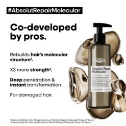 L'Oreal Professionnel Absolut Repair Molecular Leave In Mask 100ml -Goldwell Shop RinseoffWideBenefits