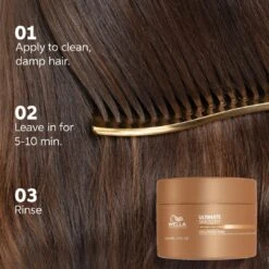 Wella Professionals Ultimate Smooth Mask 150ml -Goldwell Shop WellaUltimateSmoothMask150ml5
