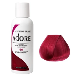 Adore Semi Permanent Hair Colour Wild Cherry 69 118ml 3 Adore Semi Permanent Hair Colour Wild Cherry 69 118ml