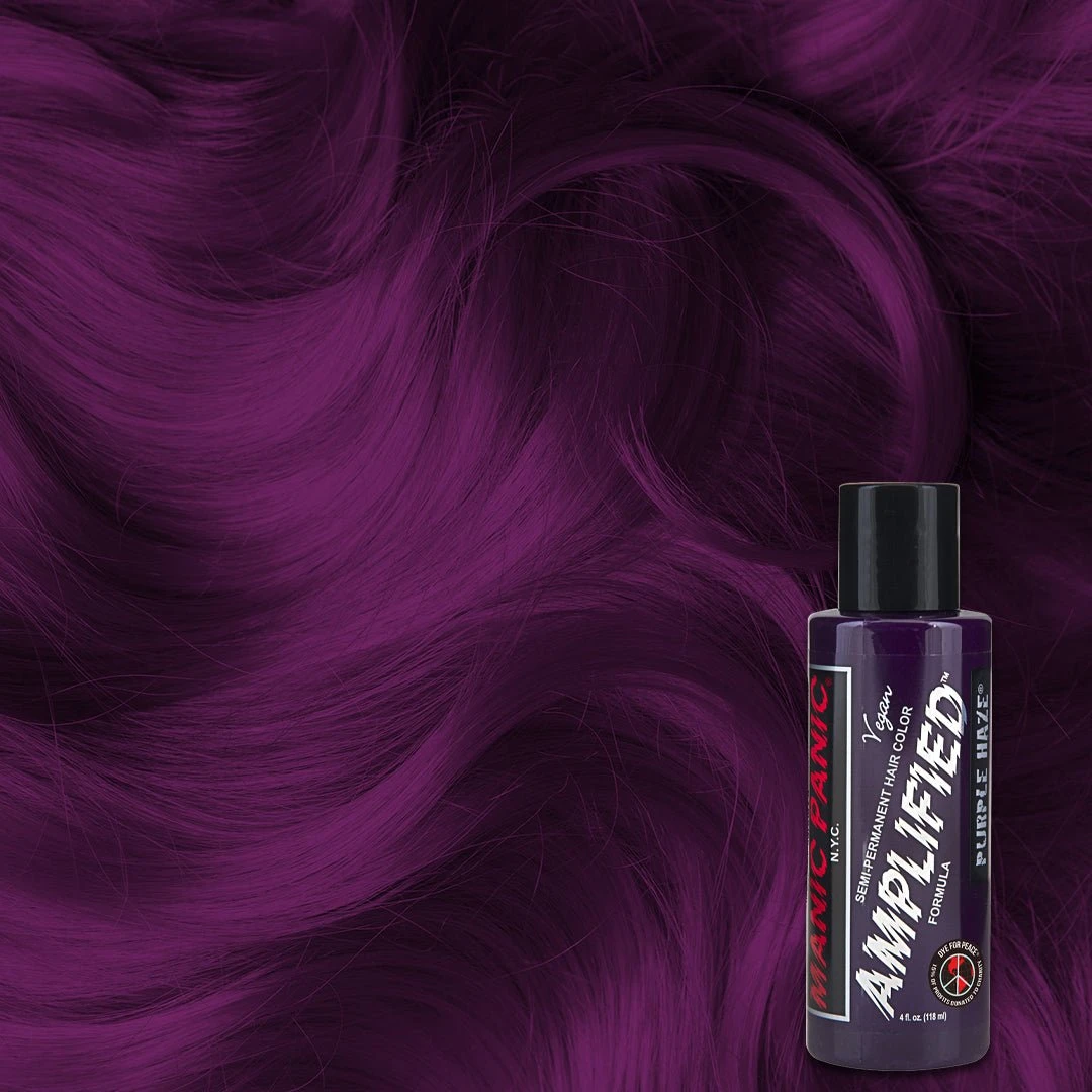 Manic Panic Amplified Semi Permanent Hair Colour Purple Haze 118ml 3 Manic Panic Amplified Semi Permanent Hair Colour Purple Haze 118ml