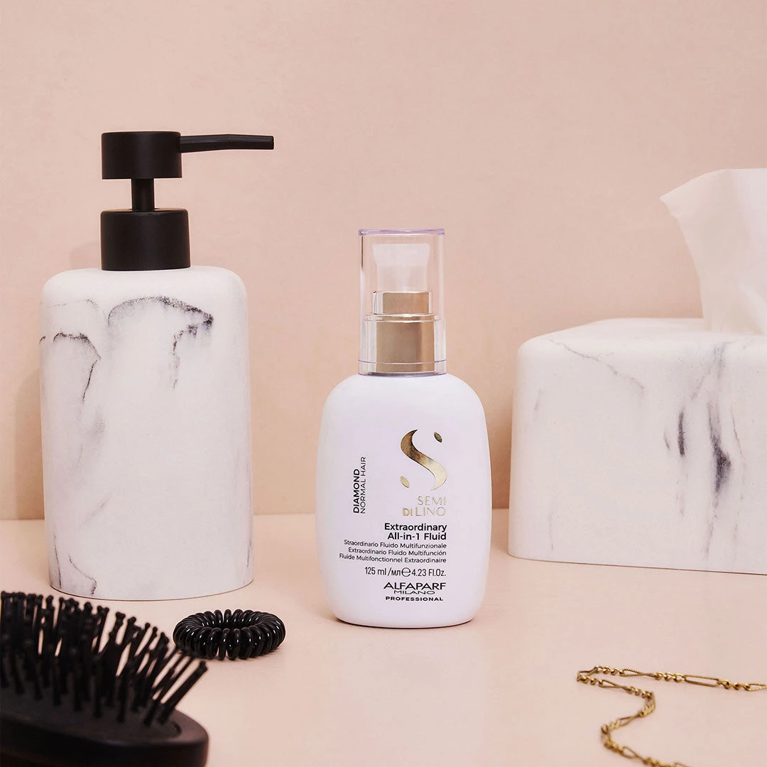 Alfaparf Milano Semi Di Lino Diamond Extraordinary All-In-1 Fluid 125ml 4 Alfaparf Milano Semi Di Lino Diamond Extraordinary All-In-1 Fluid 125ml - Image 2