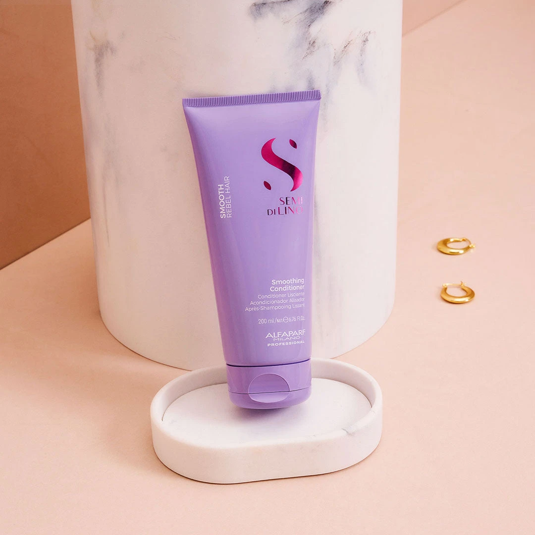 Alfaparf Milano Semi Di Lino Smooth Smoothing Conditioner 200ml 4 Alfaparf Milano Semi Di Lino Smooth Smoothing Conditioner 200ml - Image 2