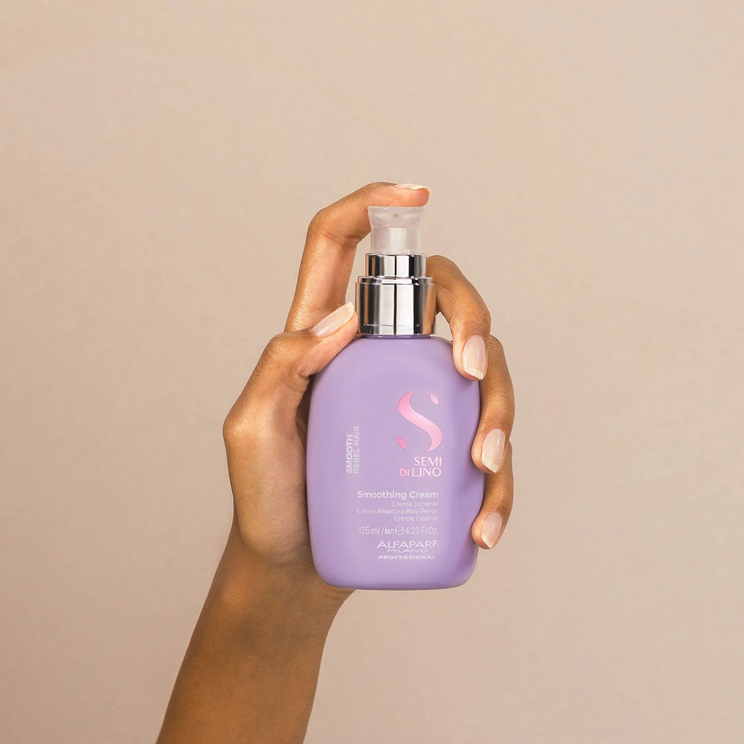 Alfaparf Milano Semi Di Lino Smooth Smoothing Cream 125ml 6 Alfaparf Milano Semi Di Lino Smooth Smoothing Cream 125ml - Image 4
