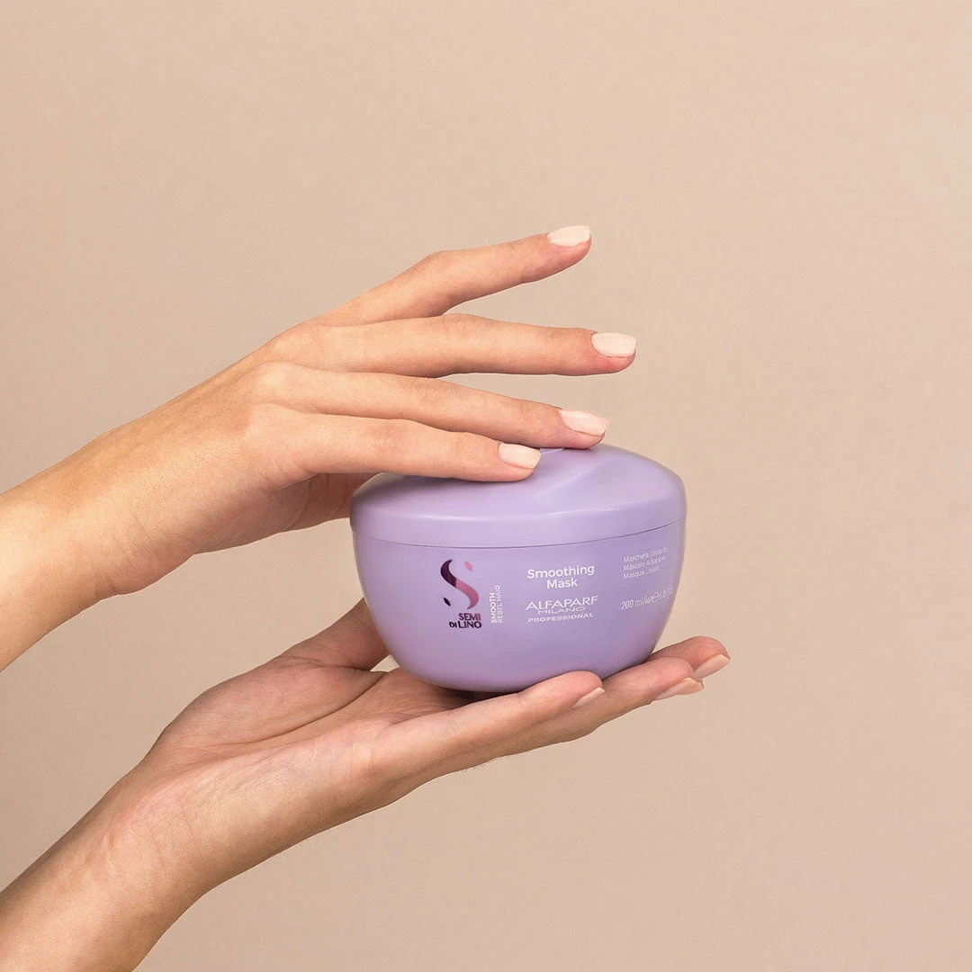 Alfaparf Milano Semi Di Lino Smooth Smoothing Mask 200ml 6 Alfaparf Milano Semi Di Lino Smooth Smoothing Mask 200ml - Image 4