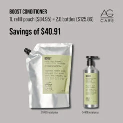AG Care Boost Apple Cider Vinegar Silicone-Free Conditioner 1L 12 AG Care Boost Apple Cider Vinegar Silicone-Free Conditioner 1L -Goldwell Shop boost conditioner 425549