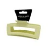Where On Earth Rectangular Claw Clip Pastel Yellow 13cm 1 Where On Earth Rectangular Claw Clip Pastel Yellow 13cm -Goldwell Shop copy of where on earth where on earth rectangular claw clip pastel yellow 13cm claw clip pastel beige 13cm 437214