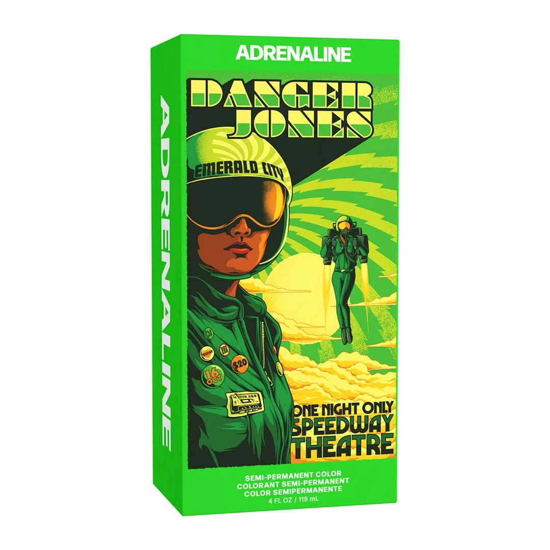 Danger Jones Semi Permanent Color Adrenaline Neon Green 118ml 3 Danger Jones Semi Permanent Color Adrenaline Neon Green 118ml