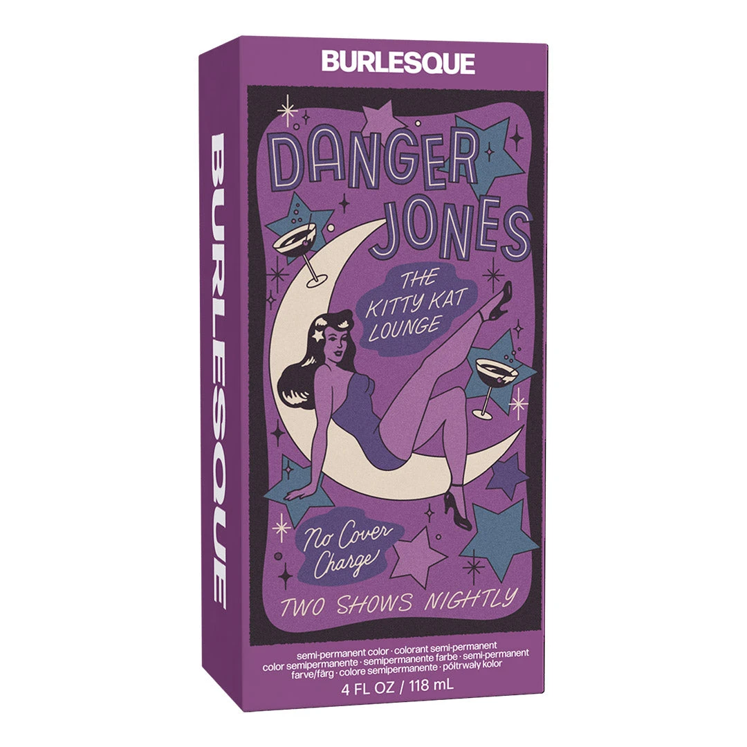 Danger Jones Semi-Permanent Color Burlesque Mauve 118ml 3 Danger Jones Semi-Permanent Color Burlesque Mauve 118ml