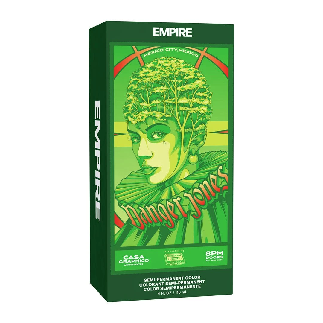 Danger Jones Semi Permanent Color Empire Green 118ml 3 Danger Jones Semi Permanent Color Empire Green 118ml
