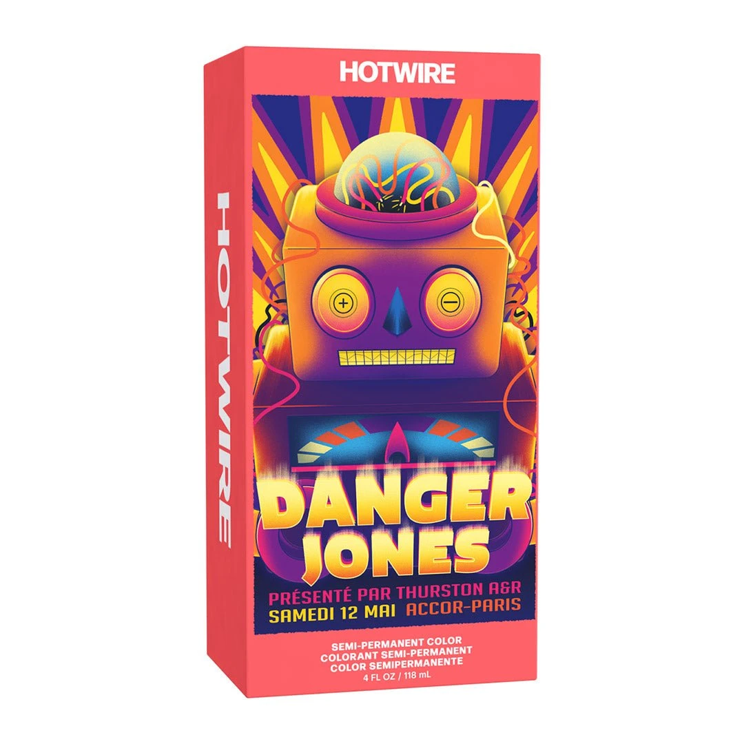 Danger Jones Semi Permanent Color Hotwire Neon Orange 118ml 3 Danger Jones Semi Permanent Color Hotwire Neon Orange 118ml