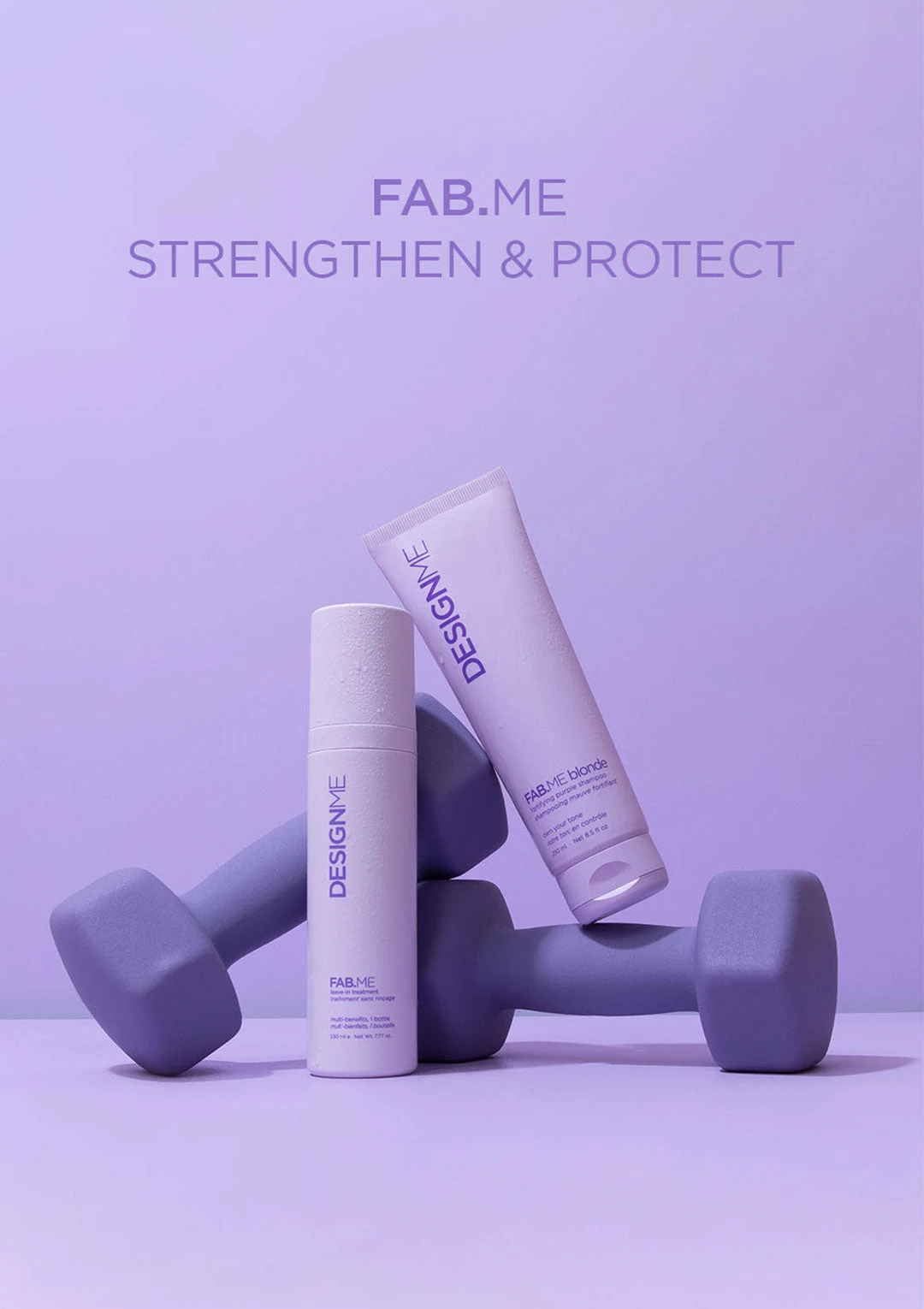 DesignMe Fab.Me Blonde Purple Shampoo 250ml 7 DesignMe Fab.Me Blonde Purple Shampoo 250ml - Image 5