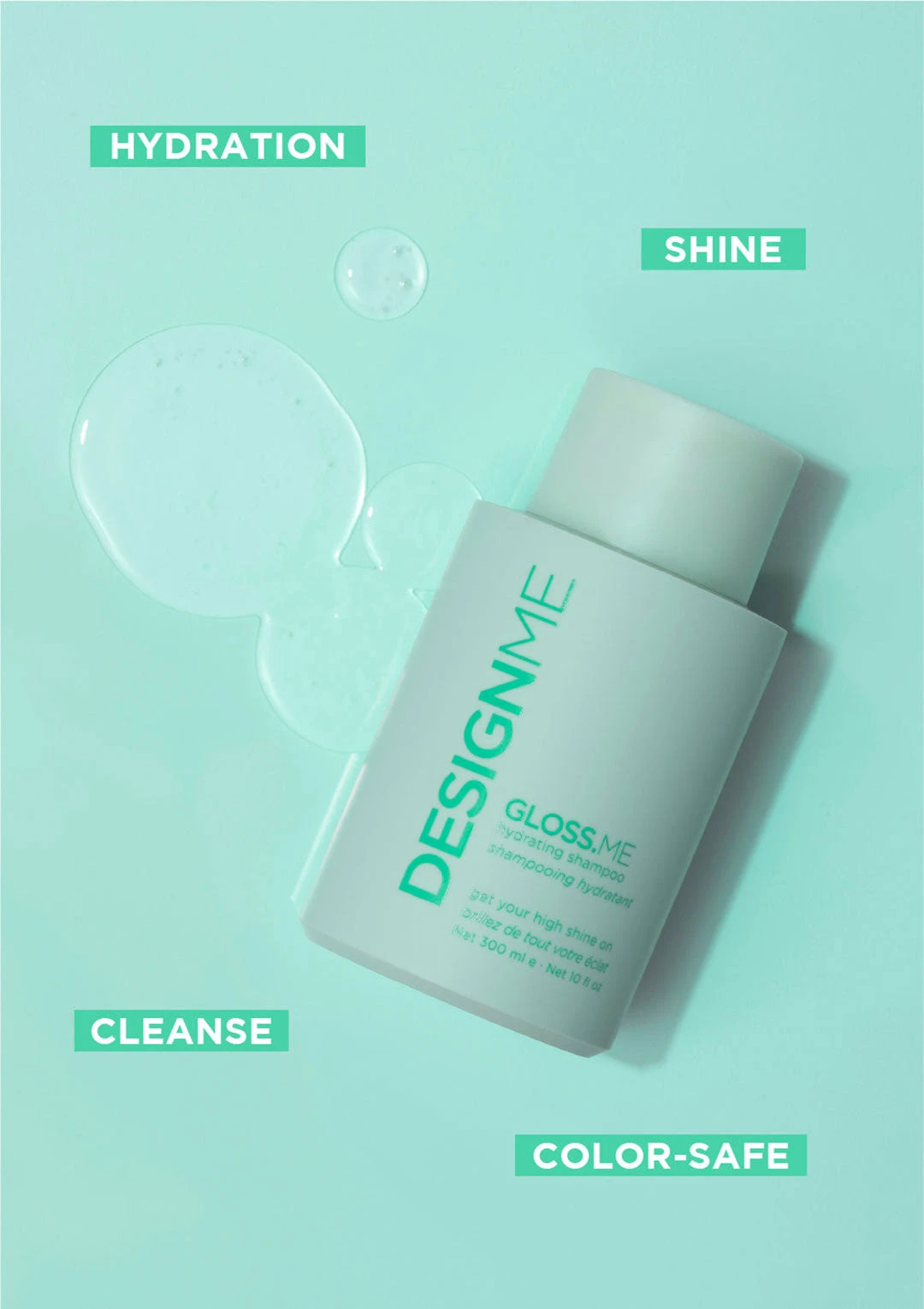 DesignMe Gloss.Me Hydrating Shampoo 300ml 6 DesignMe Gloss.Me Hydrating Shampoo 300ml - Image 4