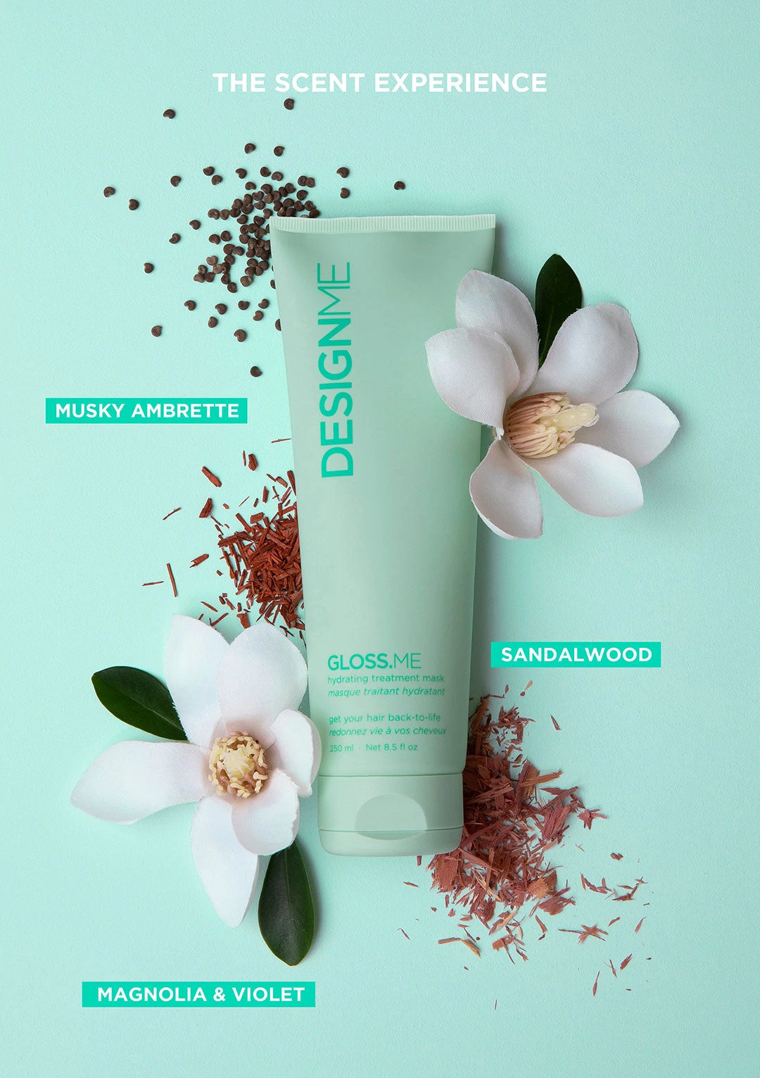 DesignMe Gloss.Me Hydrating Treatment Mask 250ml 4 DesignMe Gloss.Me Hydrating Treatment Mask 250ml - Image 2