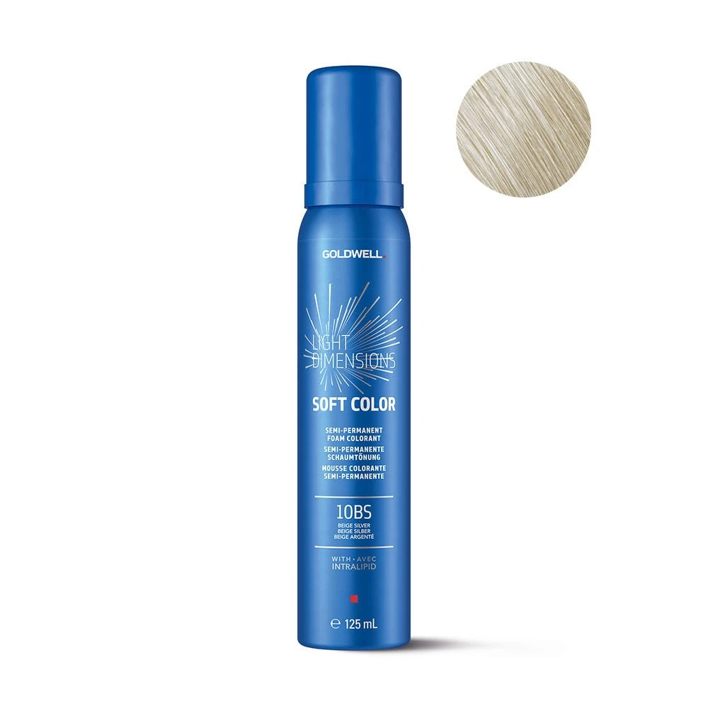 Goldwell Light Dimensions Soft Color Mousse 10BS Beige Silver 125ml 3 Goldwell Light Dimensions Soft Color Mousse 10BS Beige Silver 125ml