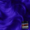 Manic Panic High Voltage Shocking Blue 118ml -Goldwell Shop hcr11028 Shocking Blue Classic jar on swatch 674388