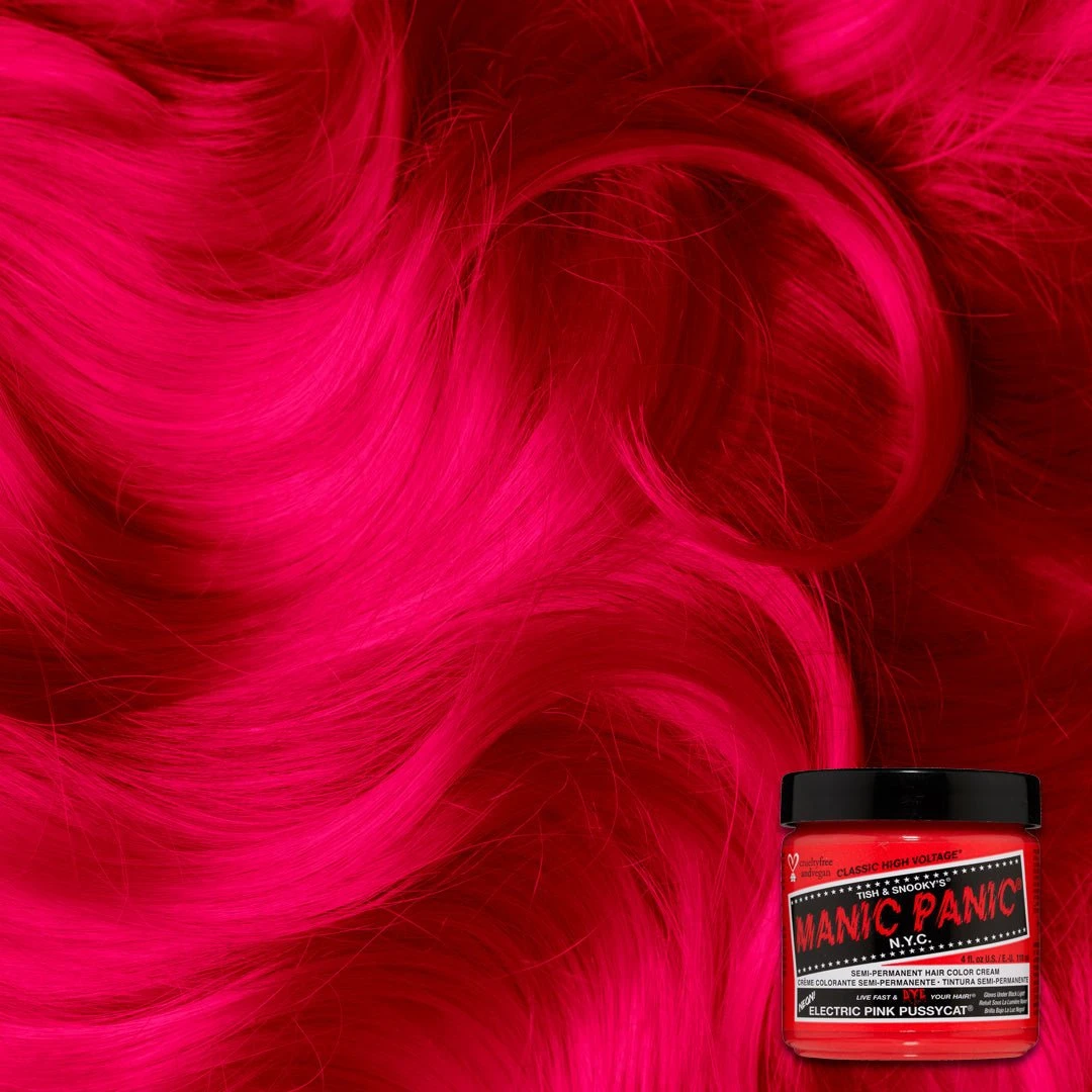 Manic Panic Classic Electric Pink Pussycat 118ml 3 Manic Panic Classic Electric Pink Pussycat 118ml