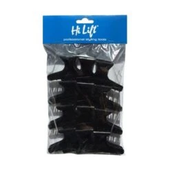 Hi Lift Butterfly Clips Black 12pc