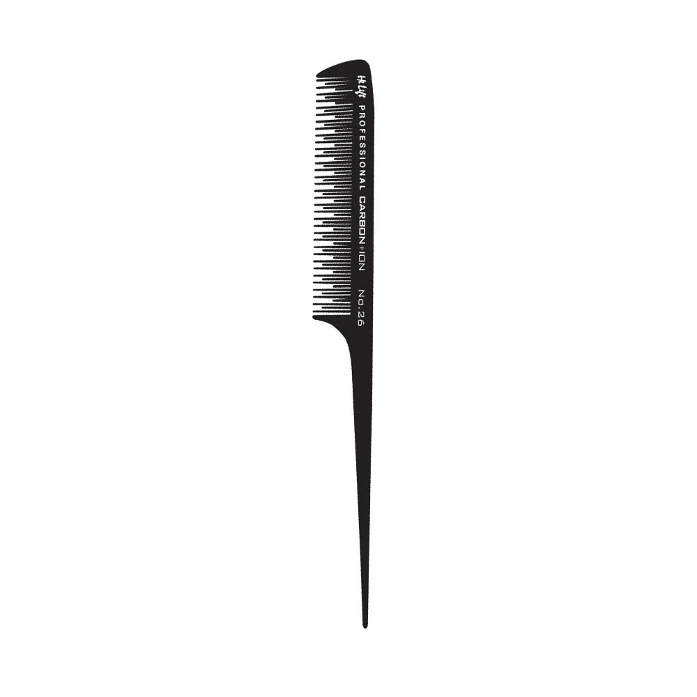 Hi Lift Carbon + Ion Plastic Tail Teasing Comb No.26 3 Hi Lift Carbon + Ion Plastic Tail Teasing Comb No.26