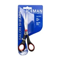 Iceman Salon Shears 5.5" Scissors Black