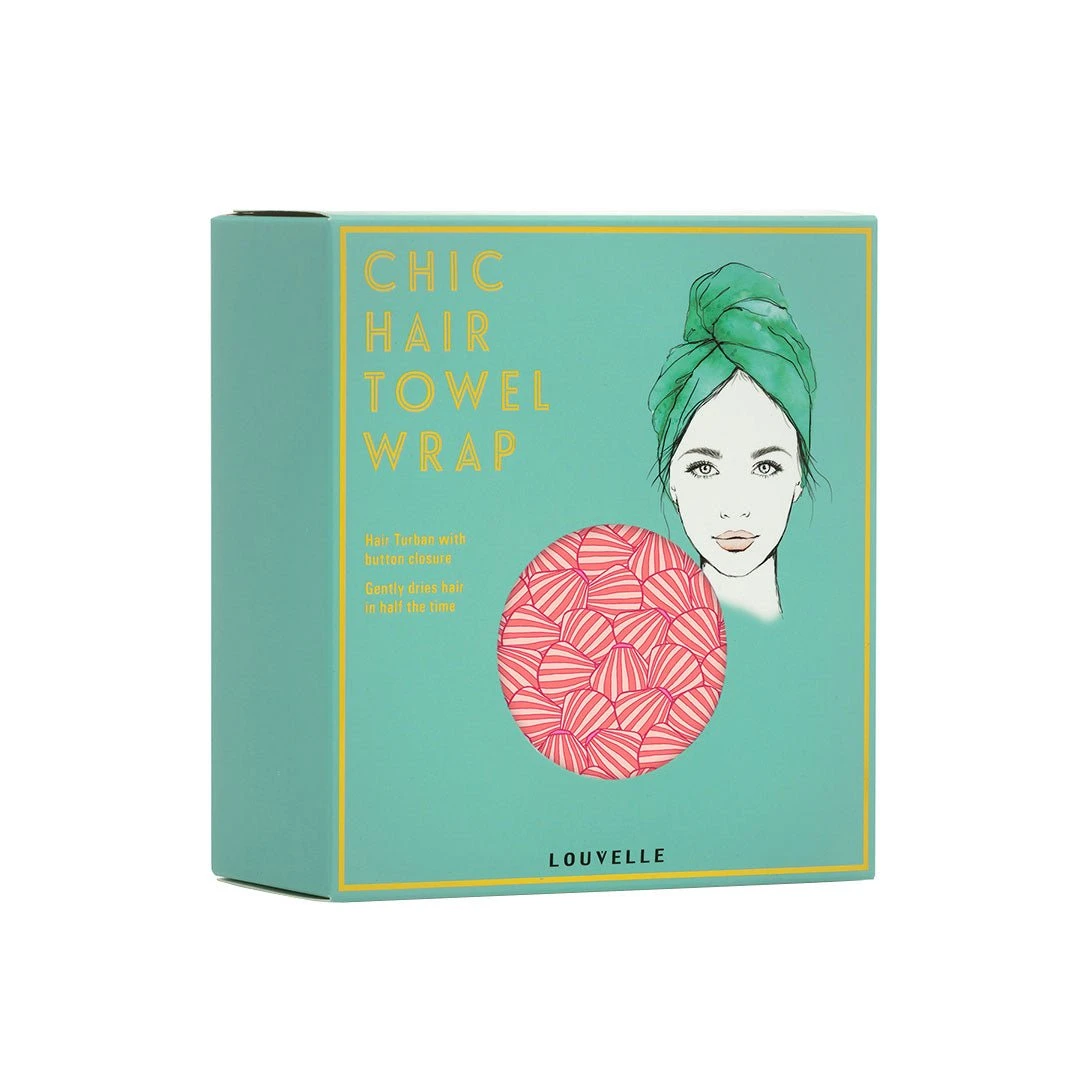 Louvelle Hair Riva Towel Wrap In Sweet Shells 4 Louvelle Hair Riva Towel Wrap In Sweet Shells - Image 2