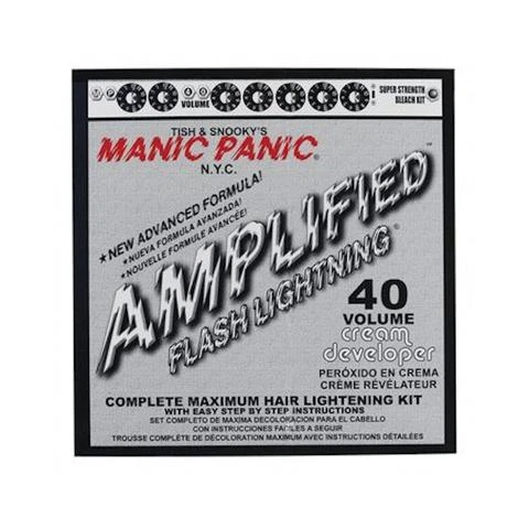 Manic Panic Flash Lightning Bleach Kit - 40 Volume Cream Developer 3 Manic Panic Flash Lightning Bleach Kit - 40 Volume Cream Developer